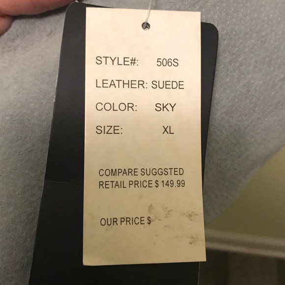 Michael Michelle Suede Leather Jacket - Picture 7 of 8